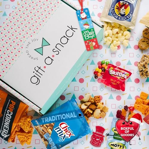 Christmas Pre-filled Holiday Snack Box + Greeting Card (45 Count)