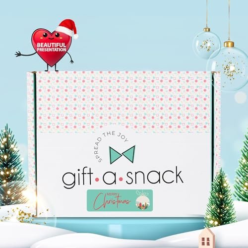 Christmas Pre-filled Holiday Snack Box + Greeting Card (45 Count)