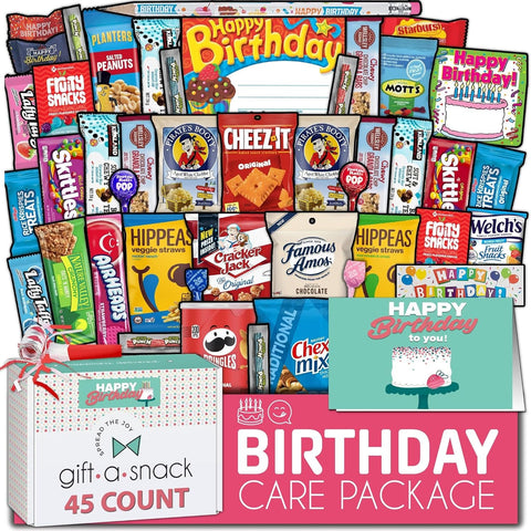 Special Occasion Happy Birthday Snack Box (45 Count)