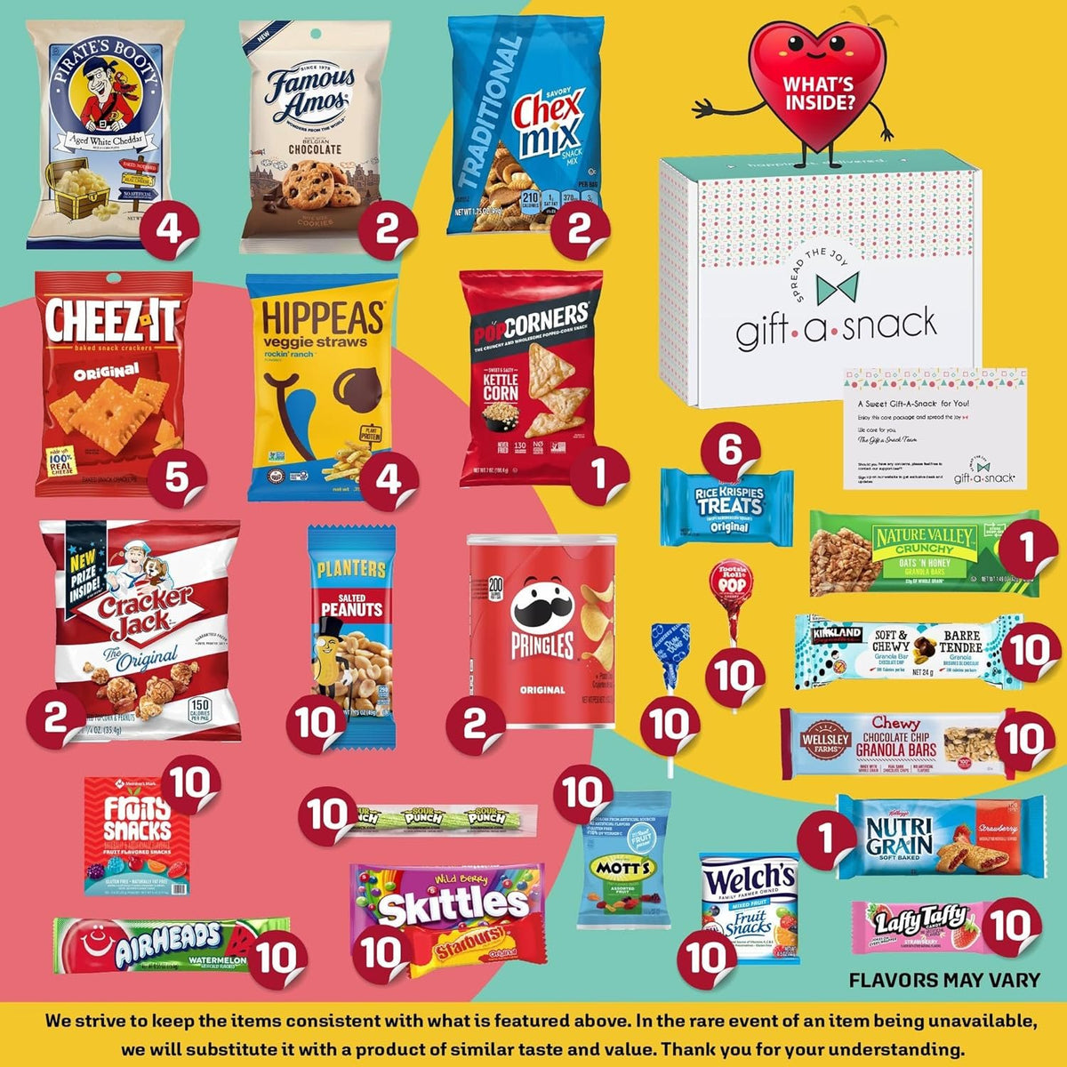 Jumbo Gift A Snack (150 Count) Snack box